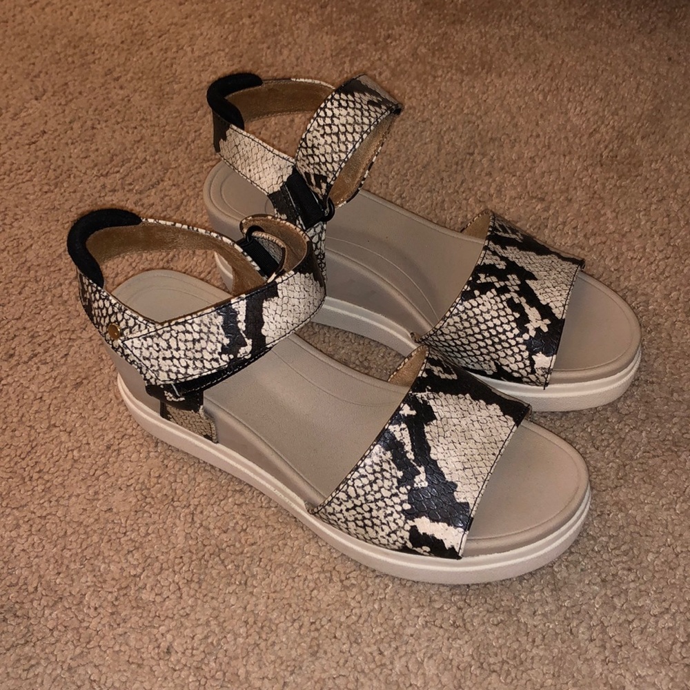 Snakeskin sandals